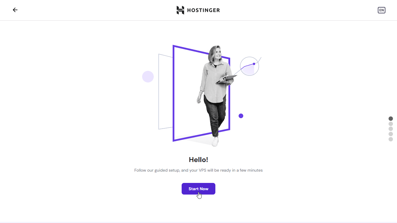 hostinger start