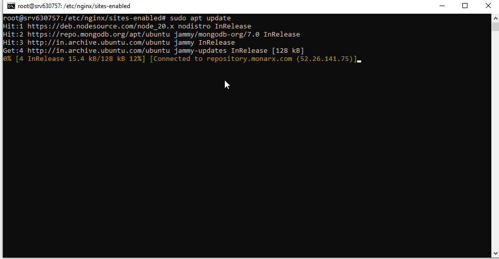 sudo update